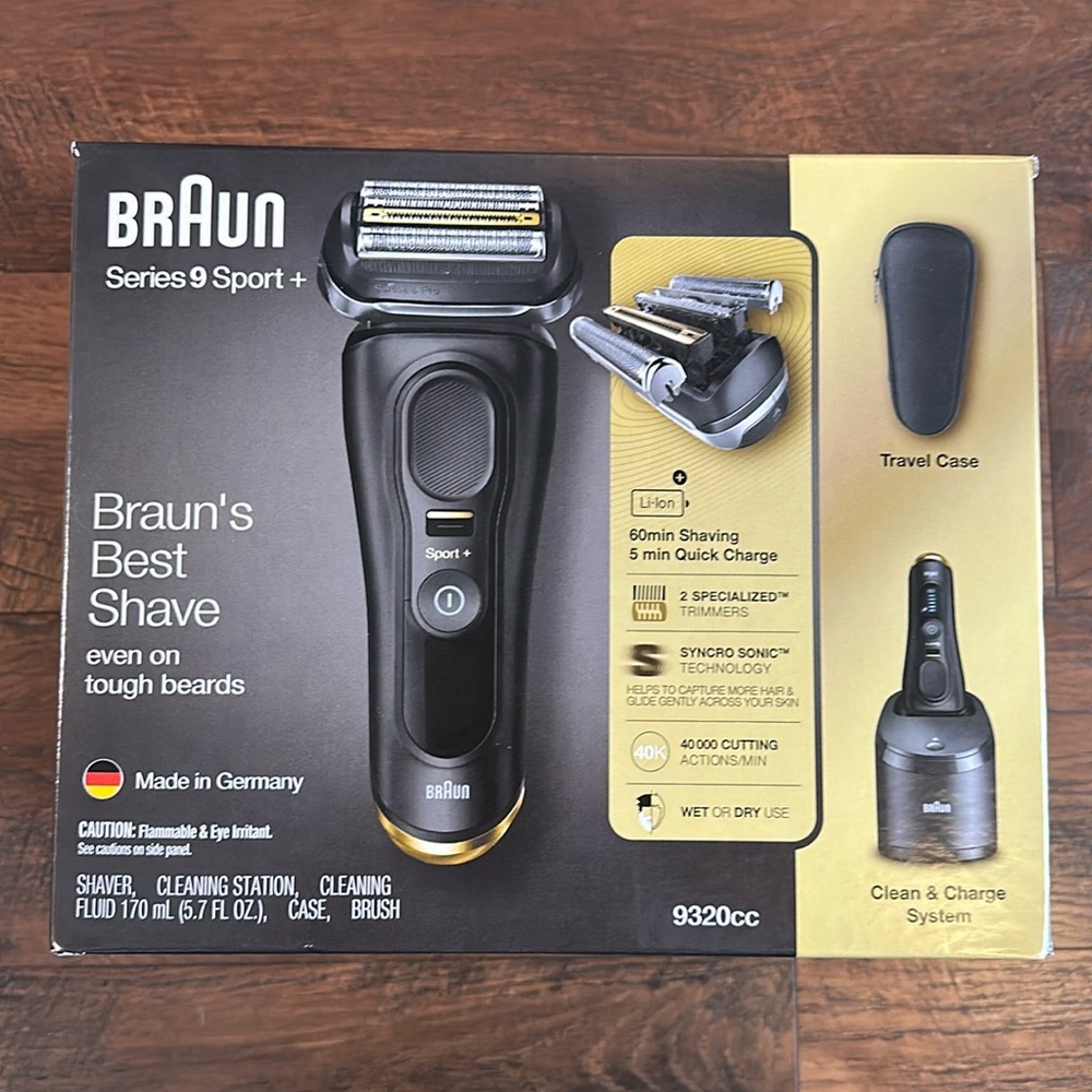 Braun series 9 sport + New In Box Shaver